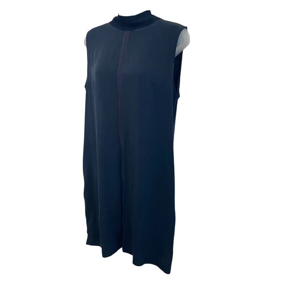 Kit Ace XL Ryder Sleeveless Silk Dress Blue NO SIZE BRAND TAG Short High Neck - Picture 11 of 11